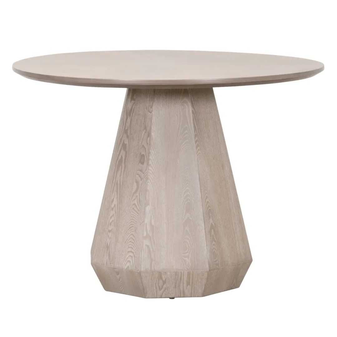 Coulter 42&quot; Round Dining Table - Kind &amp; Woodi with Holly Dining Table, Natural, 48&quot; Diameter