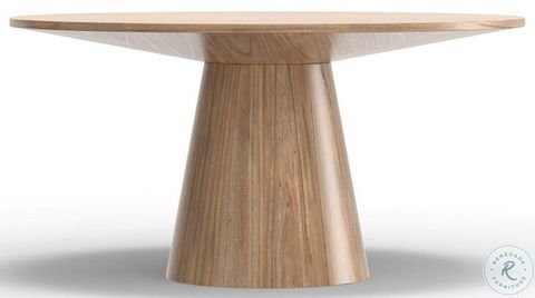 Cove Natural Round Dining Table From Alpine | Coleman Furniture throughout The Versatility of a 48-Inch Natural Round Holly Dining Table for Every Home