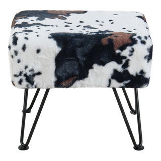 Bringing Rustic Charm Home Discover Cows Flowers Ottomans