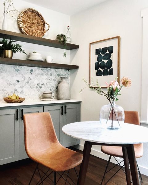 Cozy Little Breakfast Nook At The Wedgewood House. 📷 By ... inside Making the most of your intimate dining area with the right small round table