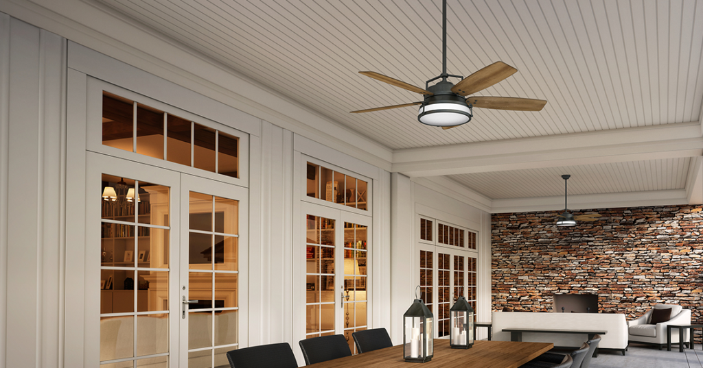 Create A Patio Oasis With These Outdoor Ceiling Fans within Ceiling Fan For Outdoor Lounge Design