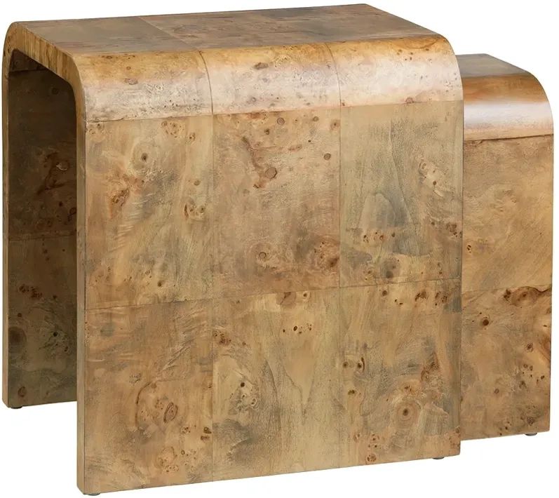 Crestview Collection Richmond Mappa Burl Nested Tables inside From Clutter to Chic Mastering Your Richmond Nested Tables Setup