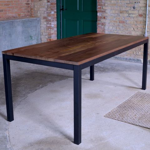 Customer Image Zoomed | Industrial Wood Dining Table, Wood Dining Table ... with The Psychology Behind Choosing Industrial Wooden Dining Tables with Matte Surfaces
