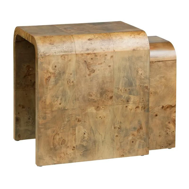 Cvfdr1036 Crestview Richmond Mappa Burl Nested Tables (Set Of 2) | Rudd Furniture with Richmond Nested Tables