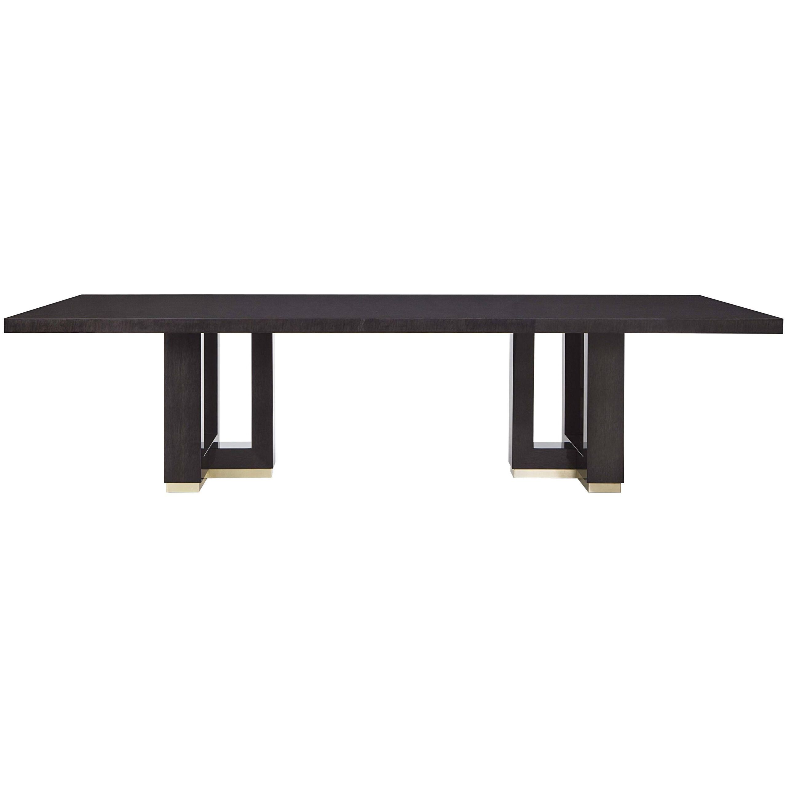 Davidson's Modern, Rectangular &quot;Hamilton&quot; Dining Table, In Dark Tinted ... inside Modern Oak Dining Table Rectangular
