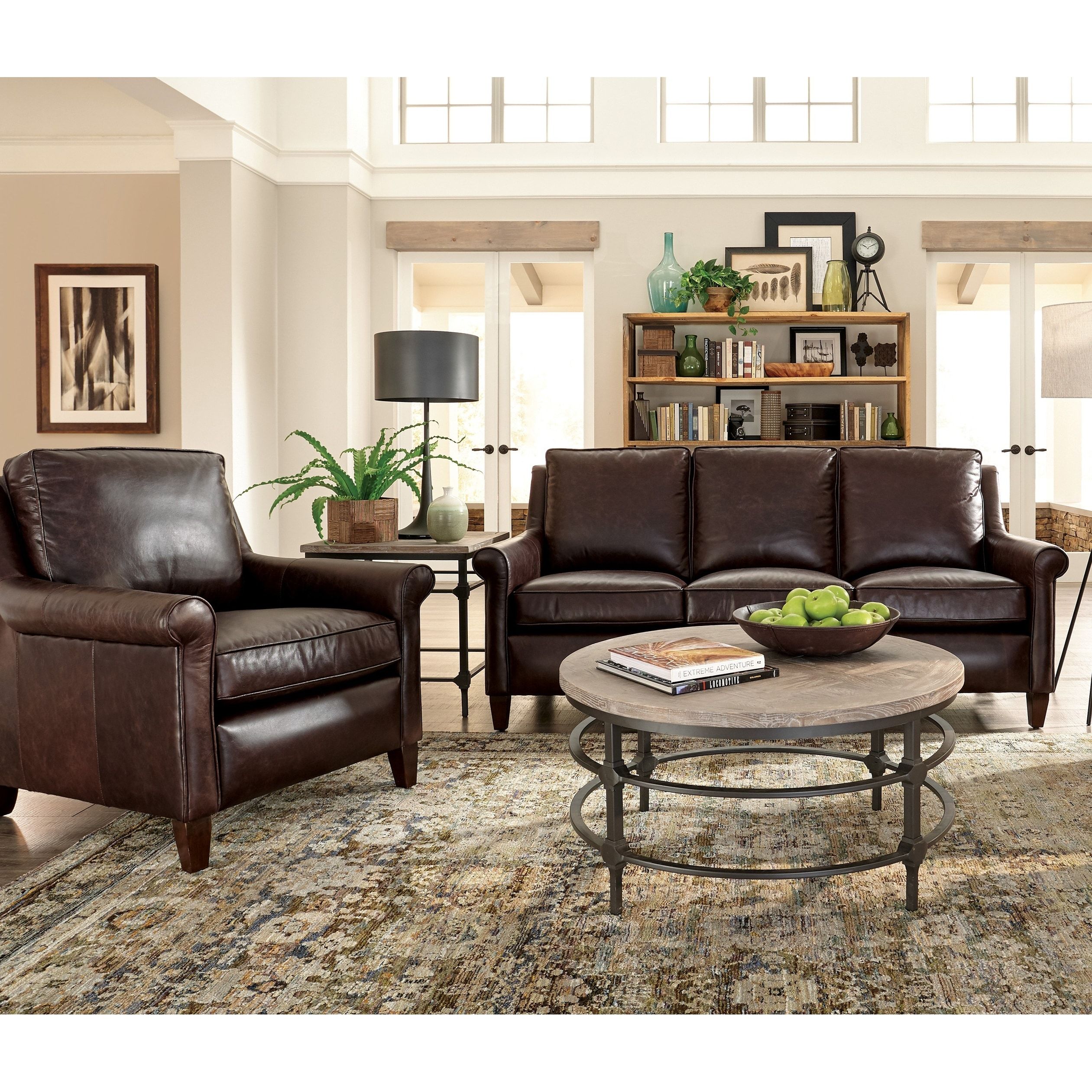 Decorating With Dark Brown Leather Sofa At Frank Hansen Blog regarding Espresso, Raw Dark Brown Furniture S/3