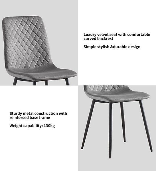 Dining Chairs Velvet Fabric Lexi Set Of 4 Blue By Mcc with The Enduring Appeal of the Blue Lexi Dining Room Chair How to Choose