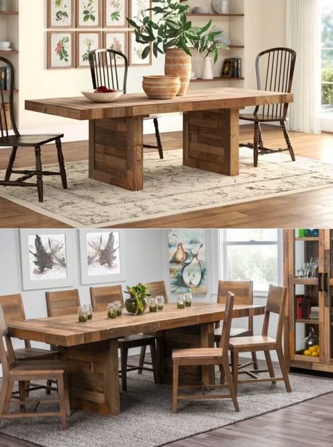 Dining Room Tables That Extend intended for Old Town Extendable Dining Table, Warm Pecan Brown