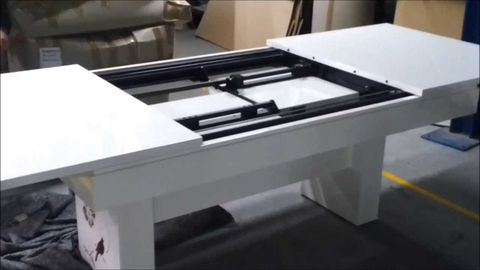 Dining Table Automated (Extensible Mechanism) - Youtube intended for Understanding the Mechanics Behind Modern Extendable Dining Tables