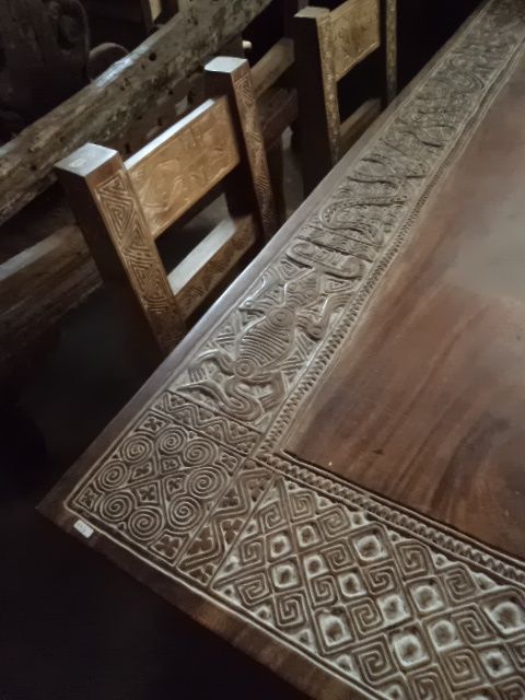 Dining Table Bali throughout Handcrafted Teak Dining Table Bali Artisan