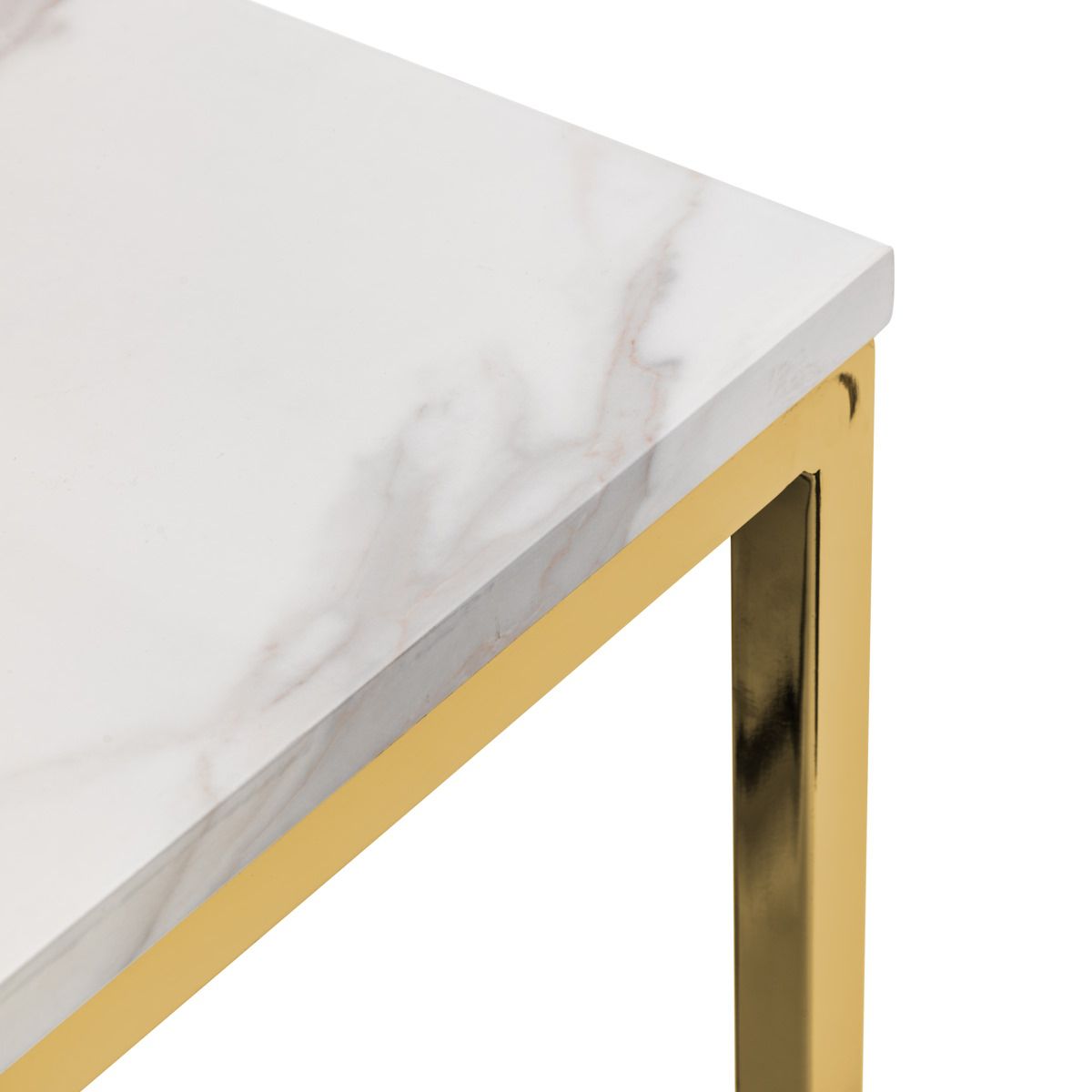 Dining Table Scala Marble Effect Dining Room Table Gold Frame Sca503 By ... intended for Marble Dining Table With Gold Frame
