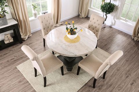 Dining Table Set Round Marble At Dianna Wagner Blog in Creating elegance in small spaces with round marble dining table considerations