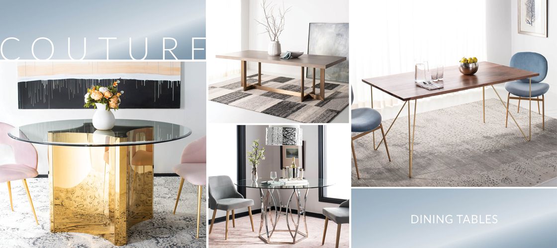 Dining Tables | Dining Room Decor - Safavieh Couture pertaining to Safavieh Couture Barbossa Extendable Dining Table, Natural