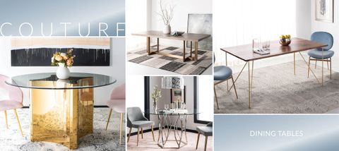 Dining Tables | Dining Room Decor - Safavieh Couture pertaining to Safavieh Couture Barbossa Extendable Dining Table, Natural