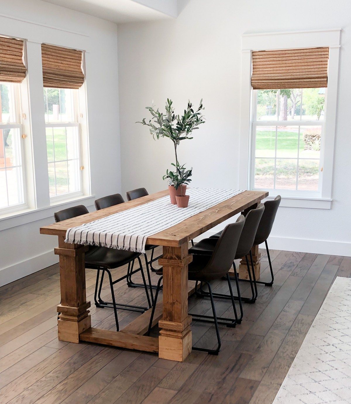 Diy Modern Farmhouse Dining Table For The Flip House - Shanty 2 Chic ... regarding Modern Farmhouse Dining Table For Family Home