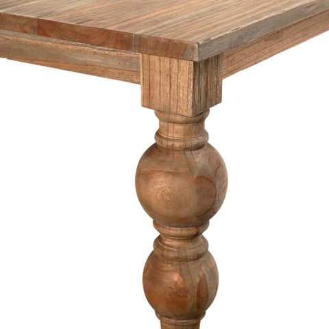 Dovetail Furniture Campbell Rectangular Reclaimed Mindi Wood Carved 4 ... with regard to Styling Your Reclaimed Mindi Wood Table Seamless Elegance