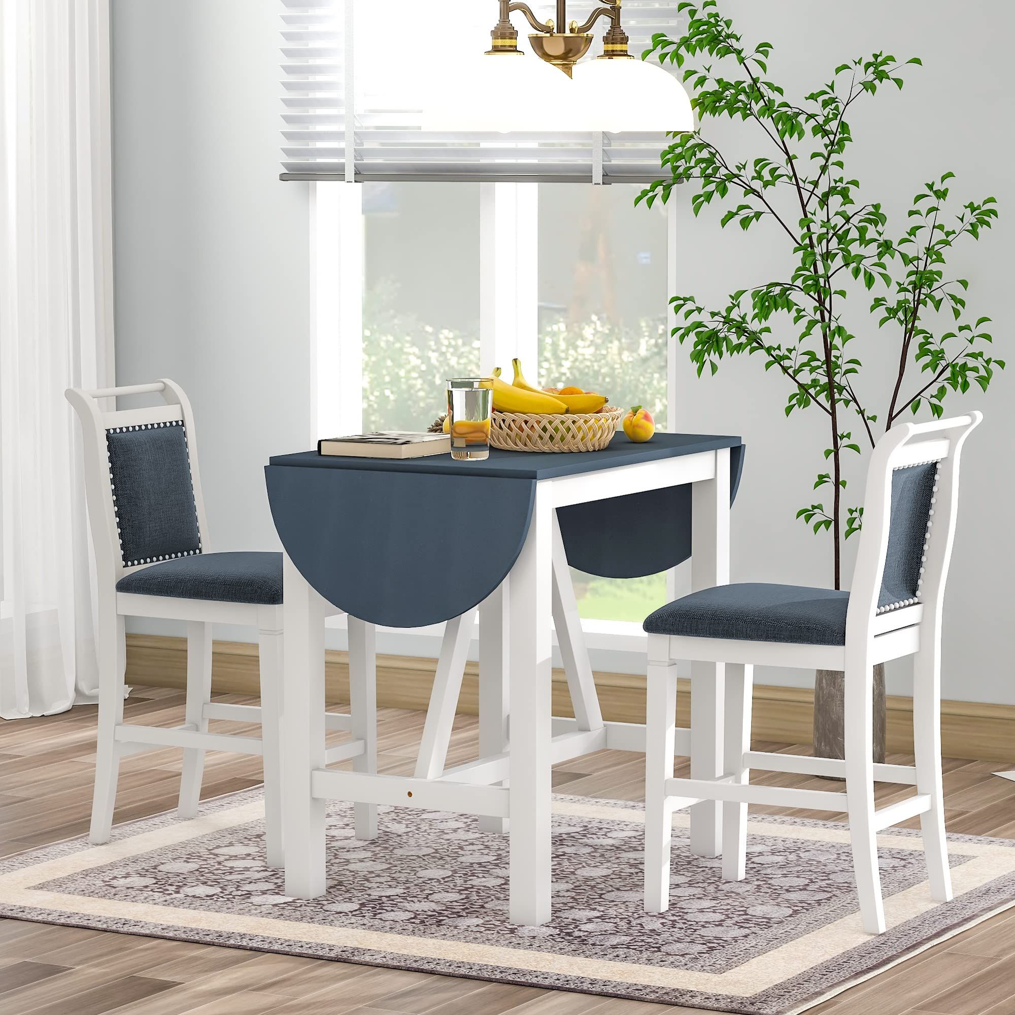 Drop Leaf Dining Room Tables pertaining to Drop Leaf Table Contemporary Grey