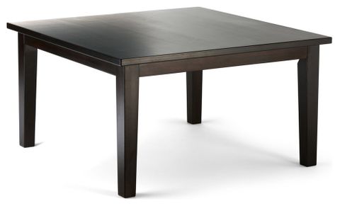 Eastwood Hardwood And Rubberwood 54 Inch X 54 Inch Dining Table In Java ... within Styling Your Walnut Dining Table for Timeless Elegance