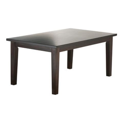 Eastwood Solid Hardwood & Rubberwood 66 In X 40 In Rectangle Dining ... for Eastwood Rectangle Dining Table, Walnut