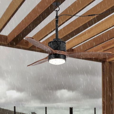Ekiznsn 42“ Waterproof Outdoor Ceiling Fan For Gazebo With Hook - Damp ... inside How to choose the right waterproof outdoor ceiling fan for your space