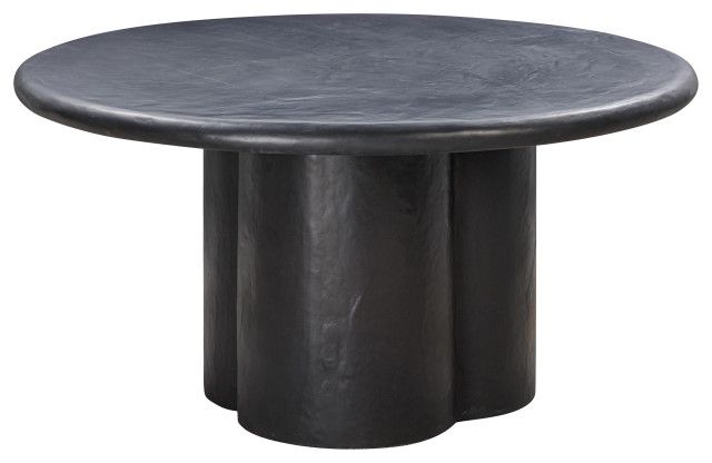 Elika Faux Plaster Round Dining Table - Transitional - Dining Tables ... for Elika White Faux Plaster Round Dining Table
