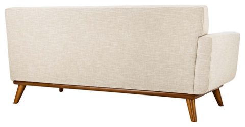 Engage Left-Arm Upholstered Fabric Loveseat - Modern - Sectional Sofas - By Modway | Houzz with Modern Contemporary Left-Arm Loveseat , Gray, Fabric