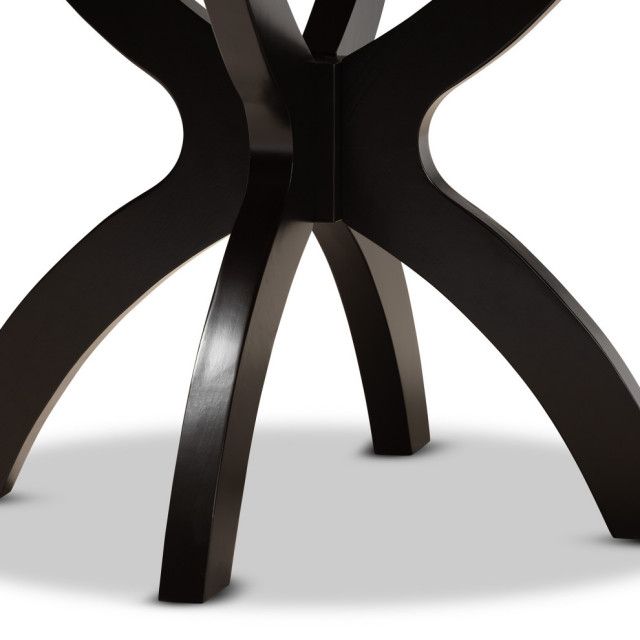 Etiwanda 35&quot; Round Dining Table - Transitional - Dining Tables - By ... for Etiwanda 35&quot; Round Dining Table, Dark Brown