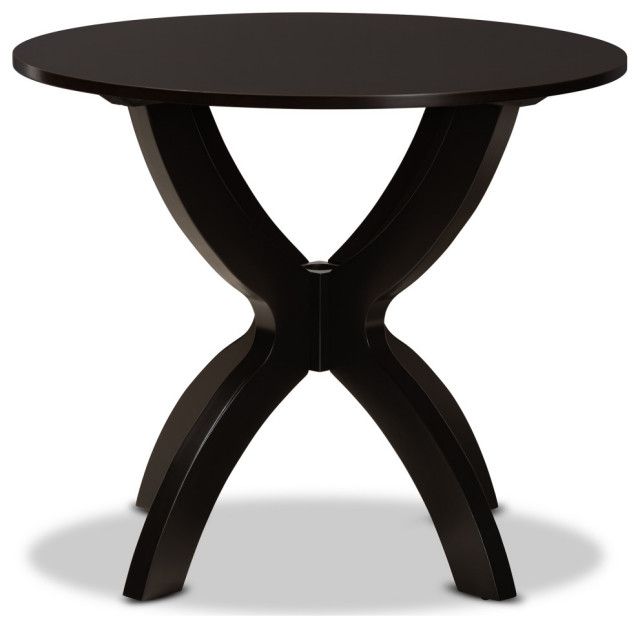Etiwanda 35&quot; Round Dining Table - Transitional - Dining Tables - By ... inside Styling Your Space with the Etiwanda 35&quot; Dark Brown Round Dining Table