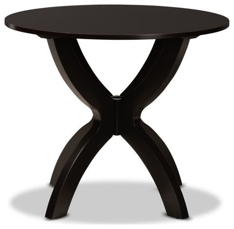 Etiwanda 35" Round Dining Table - Transitional - Dining Tables - By ... inside Styling Your Space with the Etiwanda 35" Dark Brown Round Dining Table