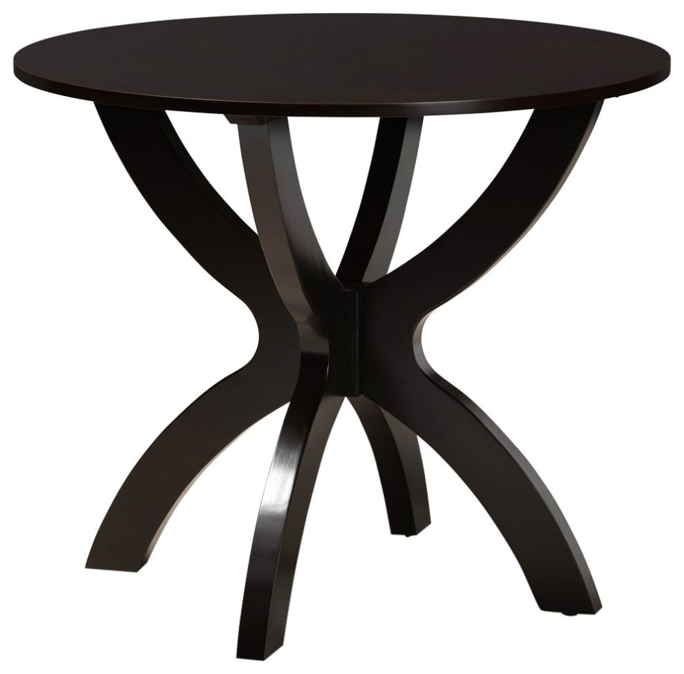 Styling Your Space with the Etiwanda 35″ Dark Brown Round Dining Table