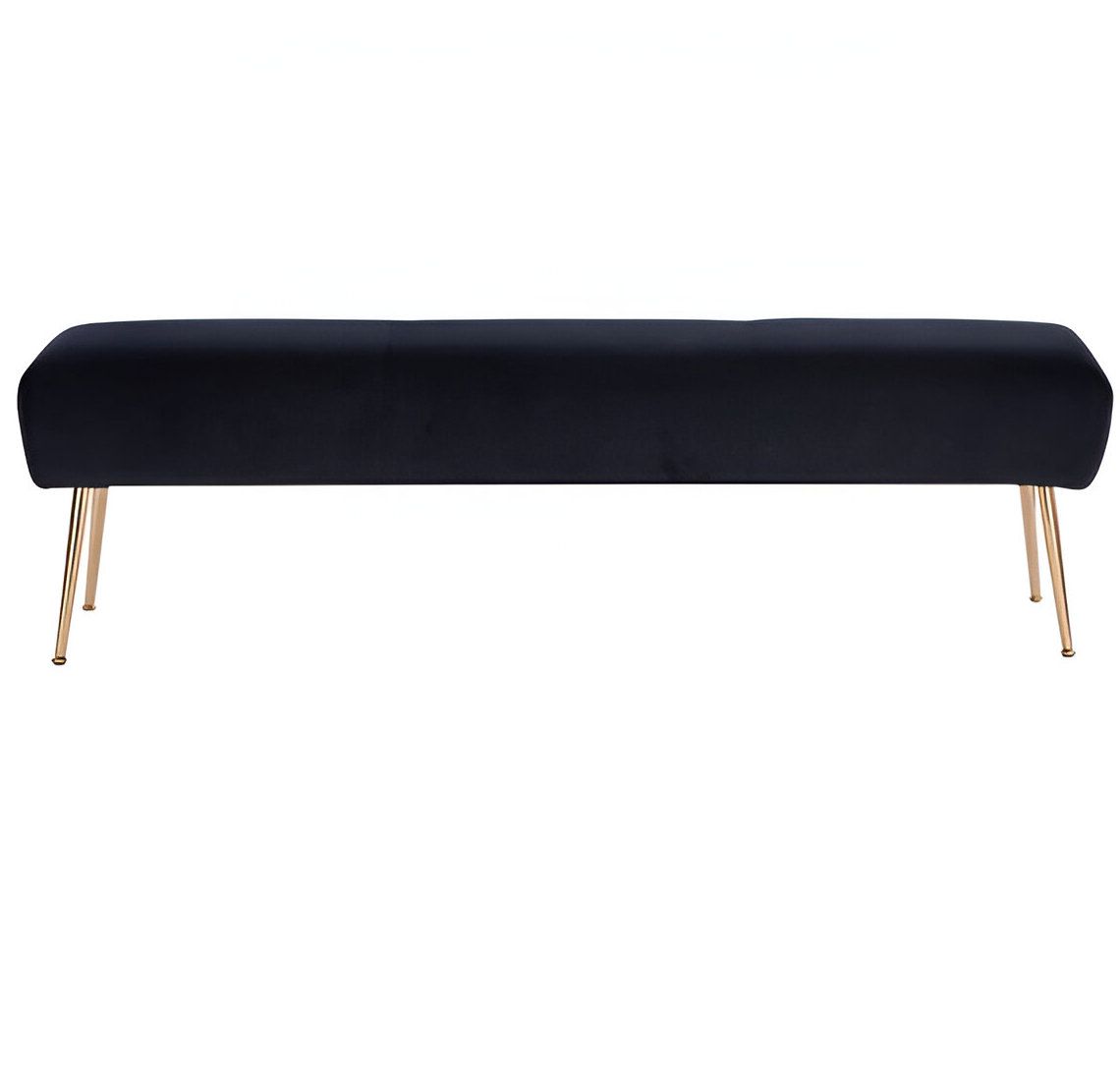 Everly Quinn O'donell Velvet Bench - Wayfair Canada with regard to O'donell Pu Bench