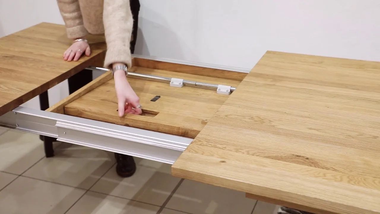 Extendable Dining Table Mechanisms: Types &amp; How They Work [September 2025] with Extendable Dining Table With Slide Mechanism