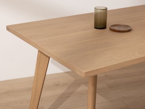 Extendable Light Solid Oak Scandinavian Dining Table | Grain & Frame intended for Why a Luna Solid Oak Dining Table is a Timeless Addition to Your Home