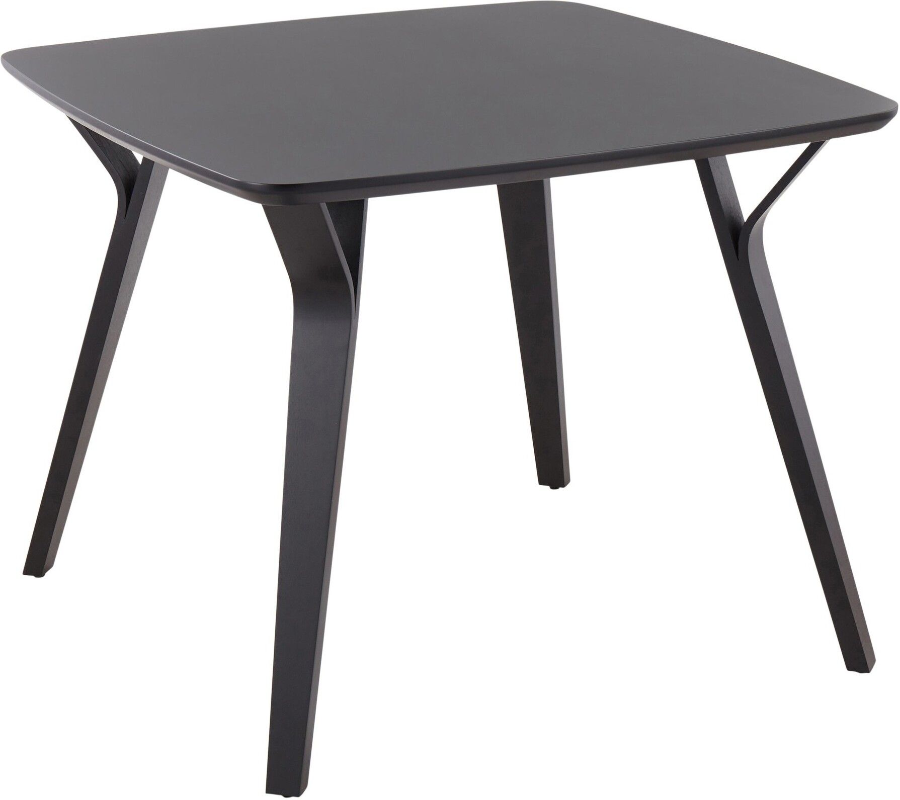 Folia Mid-Century Modern Dinette Table In Black Wood By Lumisource | 1Stopbedrooms inside The Everyday Benefits of Owning a Folia Dinette Table