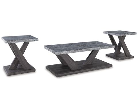 Free Shipping! Signature Design By Ashley Bensonale Contemporary Occasional Table Set With Faux ... within Bensonale Brown/Gray Table, Set Of 3