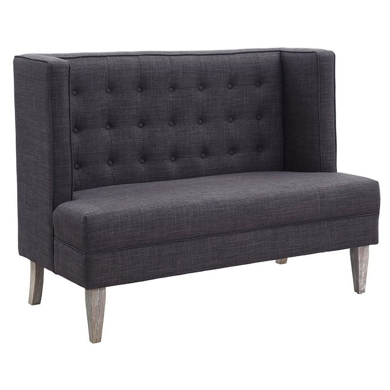 Furniture Of America Gudra Contemporary Fabric Tufted Bench In Gray ... inside The Comfort and Design of the Furniture of America Paz Bench
