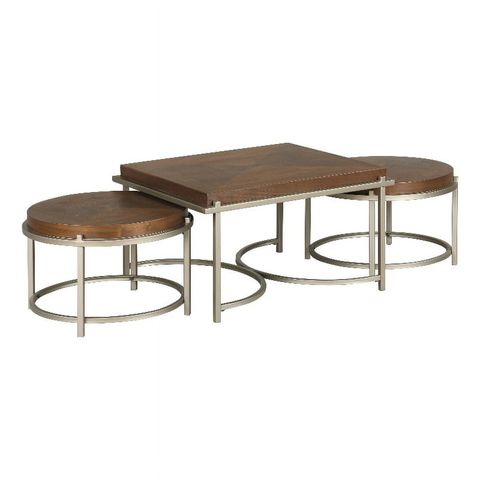 Furniture Of America Oro Metal 3-Piece Nesting Tables Set In Light ... for Discovering the Versatility of the Froy Metal Nesting Table