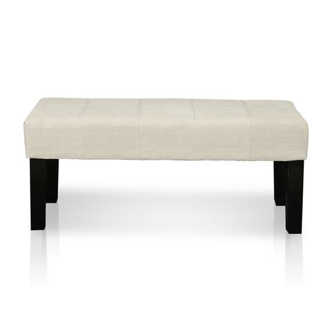 Furniture Of America Parcey Contemporary Fabric Padded Bench In Ivory ... with regard to Unveiling the Dianne Bench A Deep Dive into its Contemporary Charm