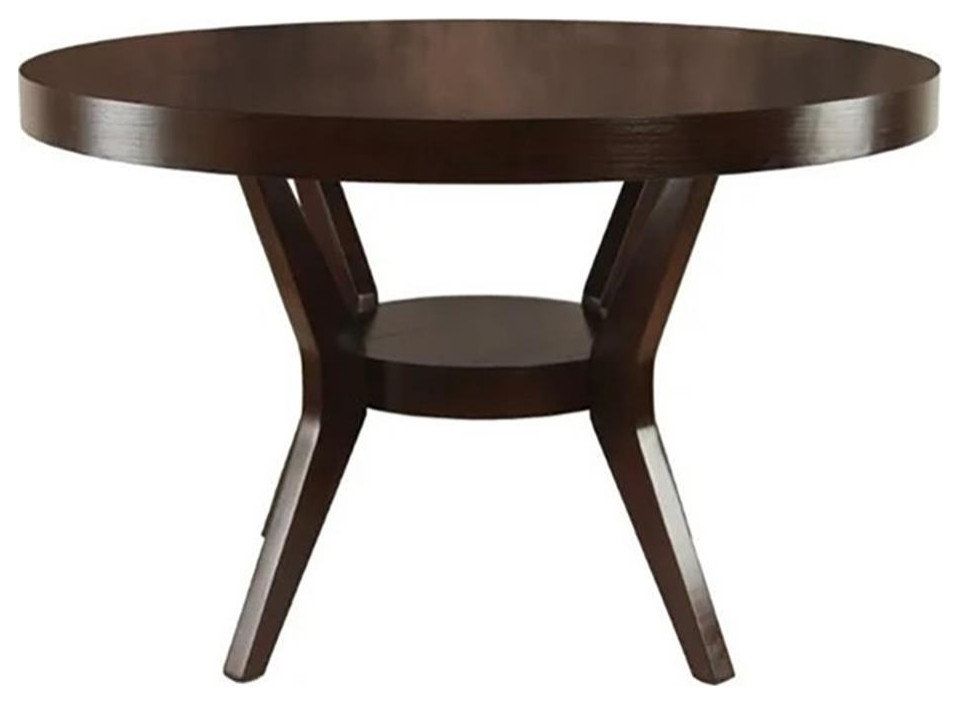 Furniture Of America Urbani Contemporary Wood 1-Shelf Dining Table In ... intended for Unpacking the Elegance of the Furniture of America Urbani Dining Table