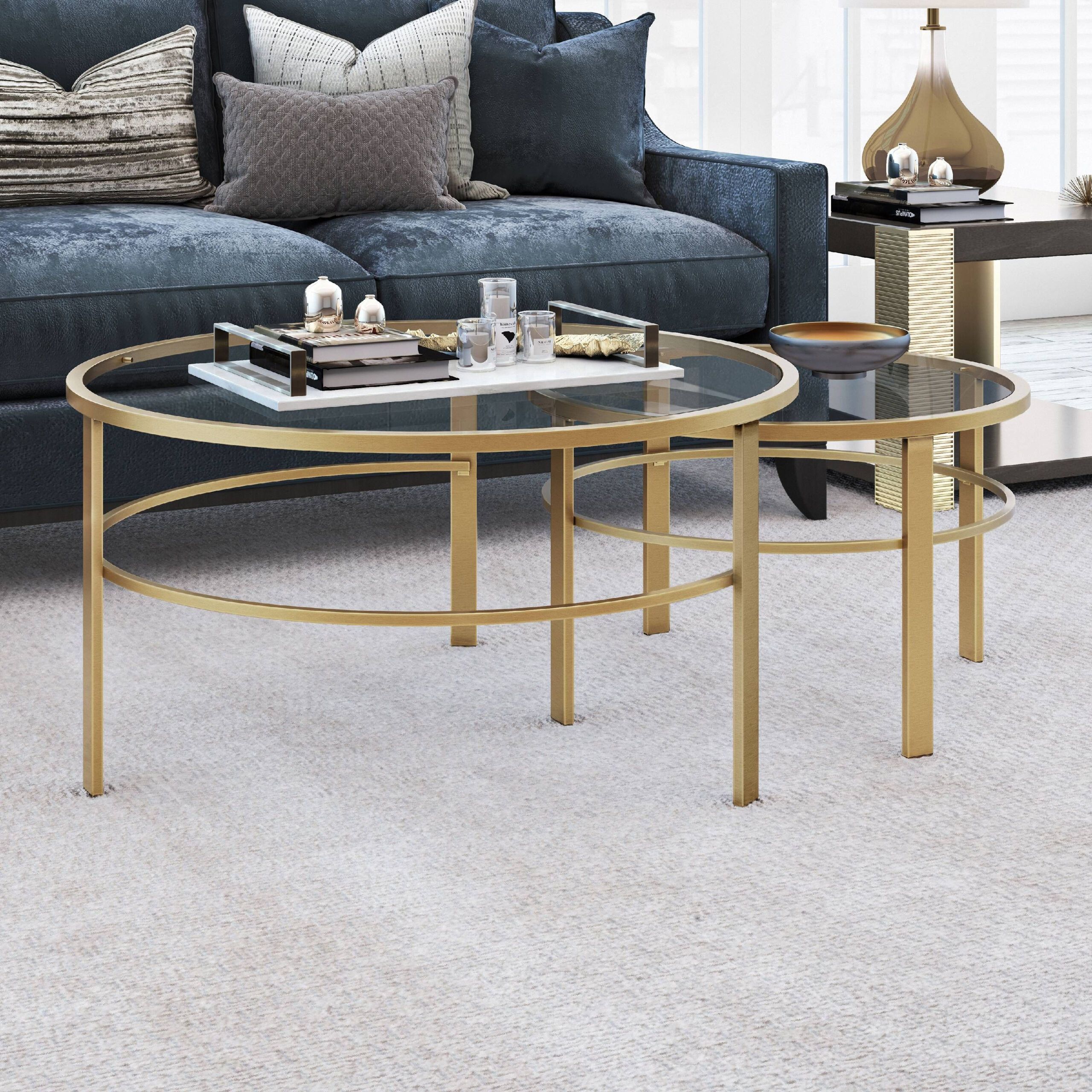 Styling Tips for Your Bridget Nesting Tables Set of 2 Gold