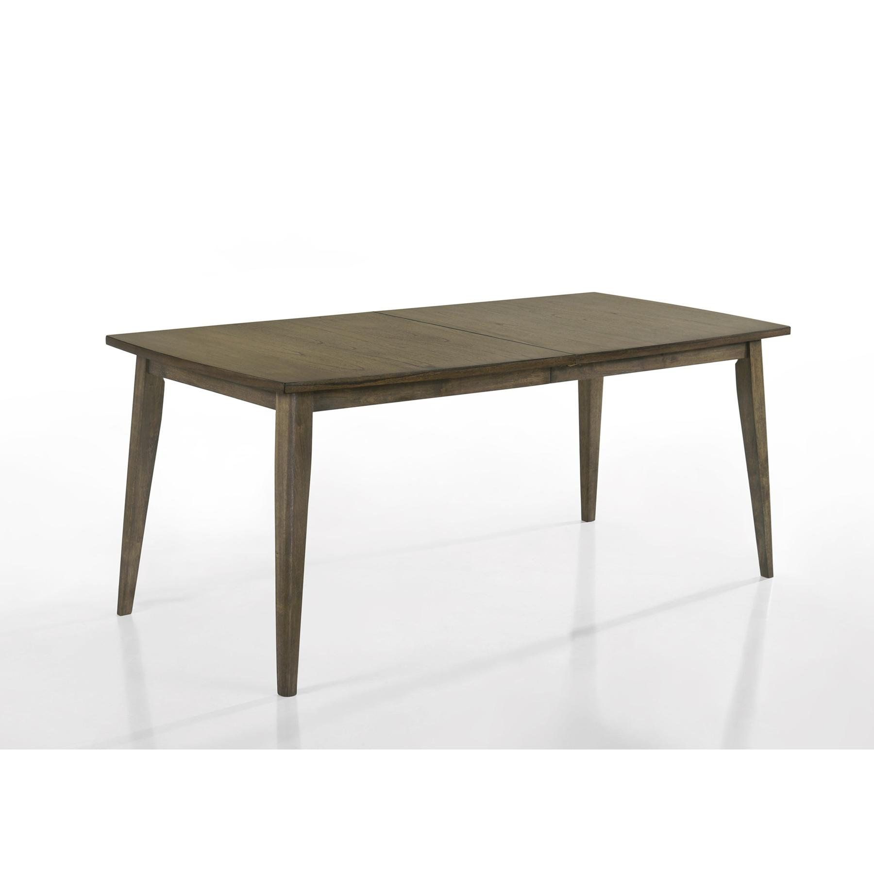 George Oliver Vintage Walnut 88&quot; Wide Contemporary Rectangle Dining ... with regard to Designing Your Dream Dining Room Bring Coastal Charm with the Seaside Table