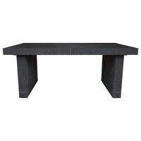 Grace Dining Table Black - Transitional - Dining Tables - By Pangea ... intended for Grace Dining Table Black