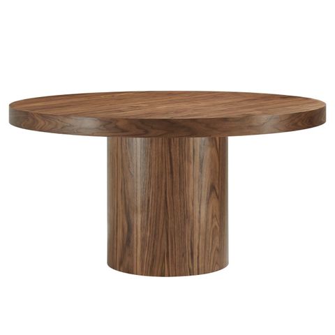 Gratify 60" Round Dining Table-Eei-4911-Wal - Walmart.com inside Gratify 60" Round Dining Table, Oak