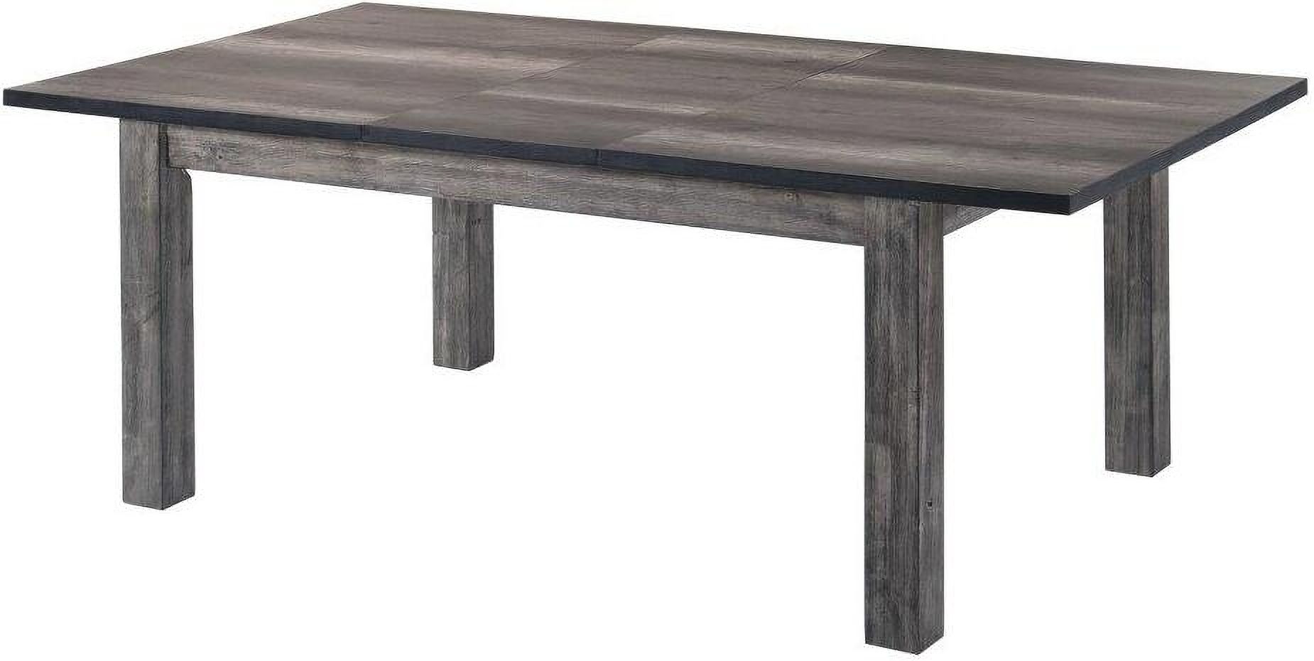 Grayson Grey Oak Extendable Rectangular Dining Table By Picket House ... in Craftsmanship and Style The Picket House Furnishings Grayson Extendable Dining Table