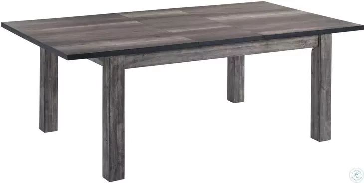 Grayson Grey Oak Extendable Rectangular Dining Table From Elements ... in Picket House Furnishings Grayson Extendable Dining Table In Gray Oak