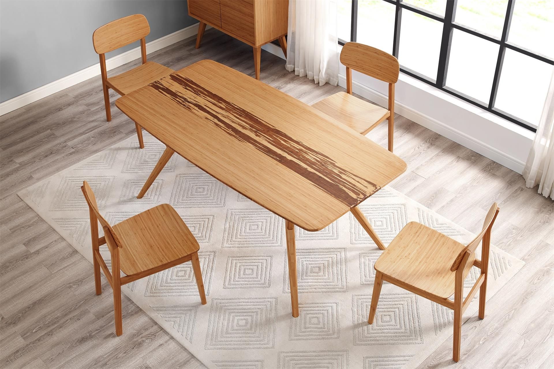 Bamboo dining tables that blend sustainability with style