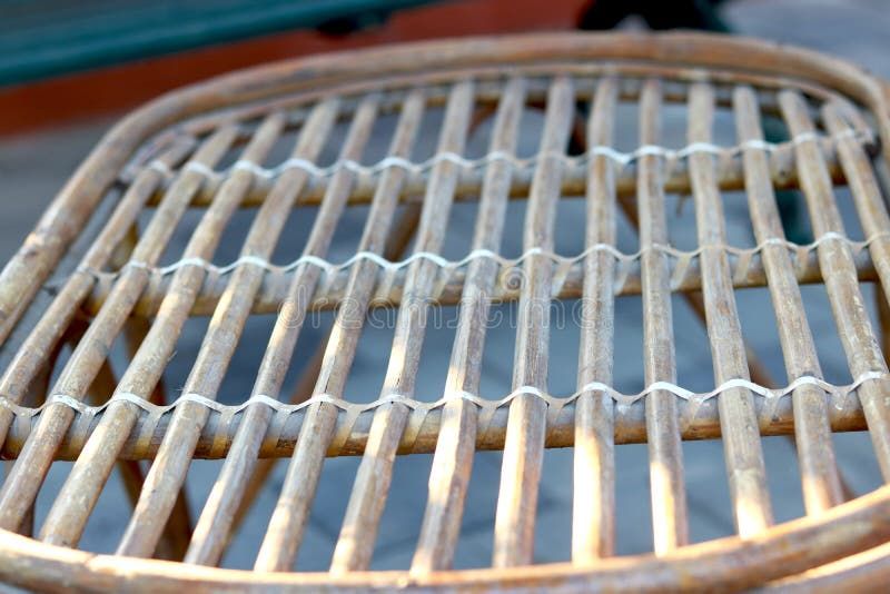 Handmade Bamboo Table Stock Photo. Image Of Decoration - 214487514 intended for Finding the Perfect Natural Bamboo Table with Rods for Your Space