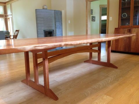 Handmade Dining Table By Duane Clark Designs | Custommade.com pertaining to Artisanal craftsmanship behind custom dining tables in Indonesia