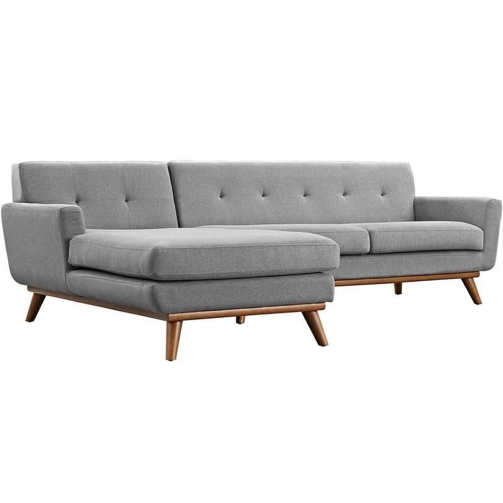 Maximizing Your Living Space The Hawthorne Collections Left Facing Sectional in Gray Explained