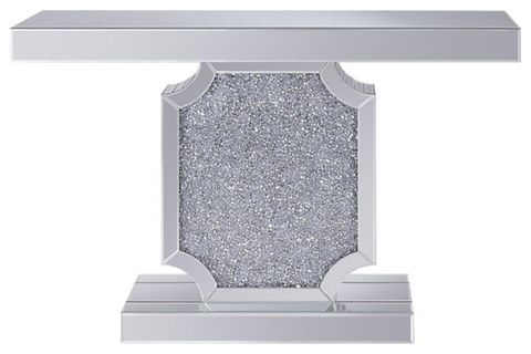 Home Square 2-Piece Set With Console Table And Accent Mirror ... intended for Home Square 2-Piece Set With Drum Table And Drum Side Table In In Silver